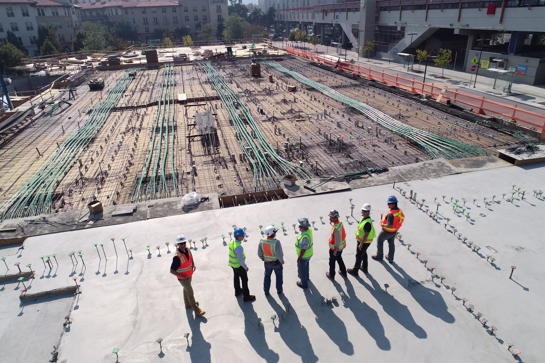 Rockmount crew on a construction site